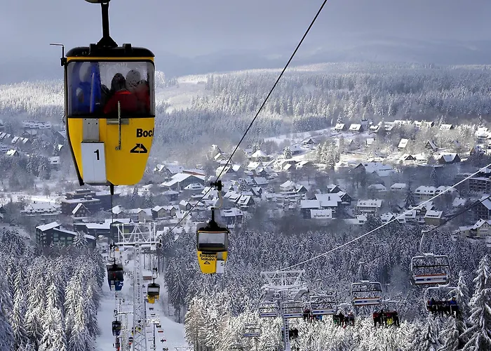 Апартаменты Modern & Vintage Bocksbergblick Hahnenklee Гослар